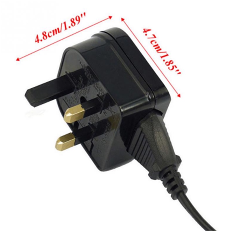 Euro EU 2 Pin Sang Vương Quốc Anh 3Pin Ổ Cắm Du Lịch Cắm Adapter Chuyển Đổi Bộ Sạc Tường Adapter Đầu Nối Nguồn Mới