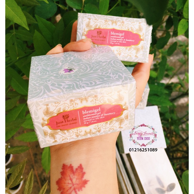 Gel dưỡng cho da mụn Just Herbs Blemigel Shopee Việt Nam