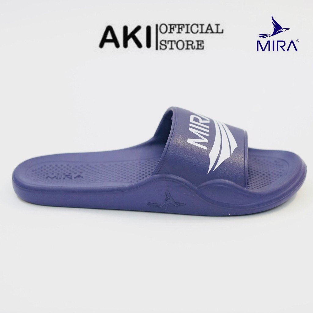 Ảnh Dép Xốp Quai Ngang Mira Tím Than Thể Thao Nam Nữ Chính Hãng 2