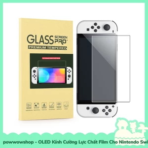 OLED Kính Cường Lực Bảo Vệ Màn Hình, Hạn Chế Vân Tay Cho Máy Game Nintendo Switch OLED