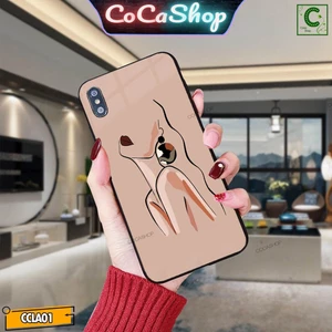 Ốp lưng iphone mặt kính in hình siêu bền - Bức họa cô gái quyến rũ- 6/6plus/6s/6splus/7/7plus/8/8plus/x/.....