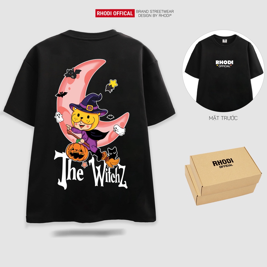 Áo thun local brand RHODI phông cổ tròn tay lỡ unisex nam nữ the withz- R8.2