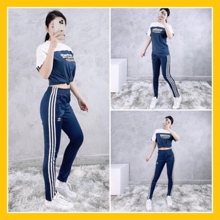 Quần Tập Gym Nữ SST Navy Ống Suông [ĐỒ TẬP GYM NỮ]