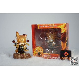 Mô hình Naruto Pikachu Trang trí góc làm việc, góc gaming - Sasuke ...