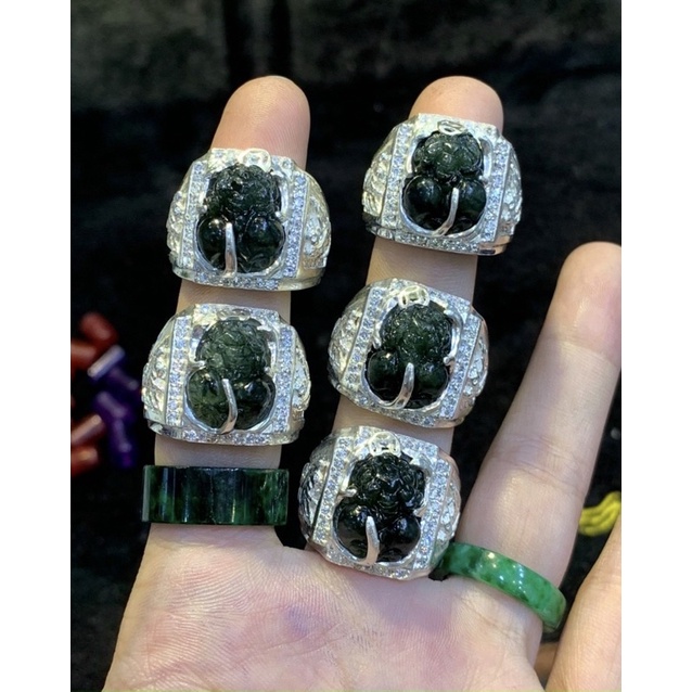 Men's 925 Silver Feng Shui Ring, engravable by Thegioidophongthuy