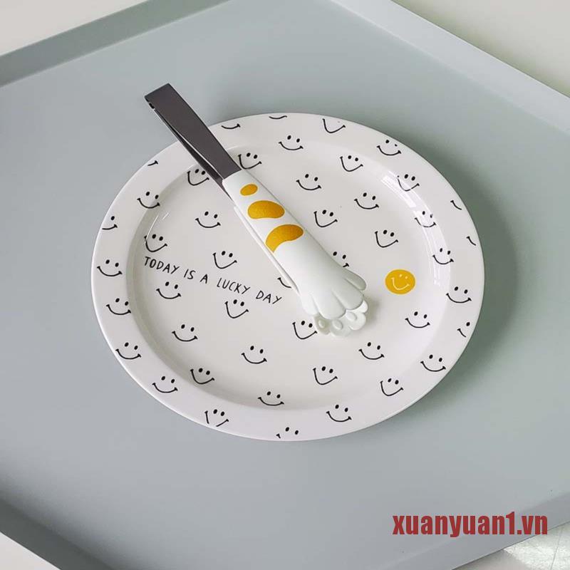 Kẹp thức ăn hình chân bằng thép không gỉ dễ thương