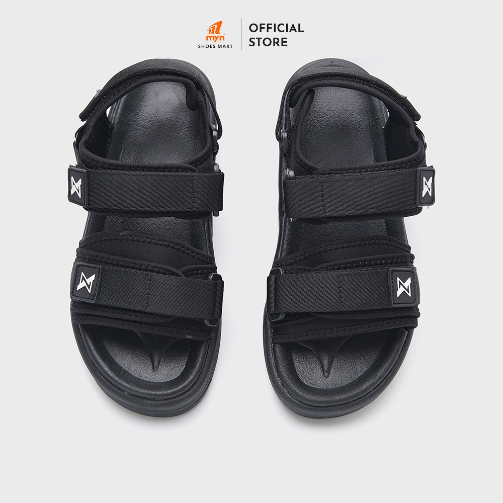Mô tả Sandal nam nữ ZX 2125 All Black 2 quai bản to có lót quai, đế 3,5cm Phylon 3 lớp chất liệu EVA cao cấp - 4
