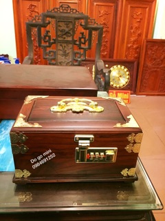 Hop dung trang Sức go cam