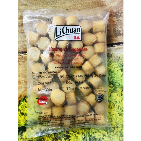 Chả cá sò điệp Li Chuan gói 500g