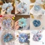 🌺xinyia🌺 Dây buộc tóc, cột tóc vải scrunchies chiffon chấm bi siêu đẹp Orin
