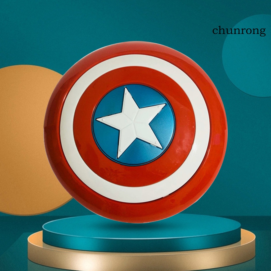 CR-Shield-Toy Sưu Tập Bề Mặt Mịn Đa Năng Avengers Captain Nhựa Shield-Toy Cho Halloween