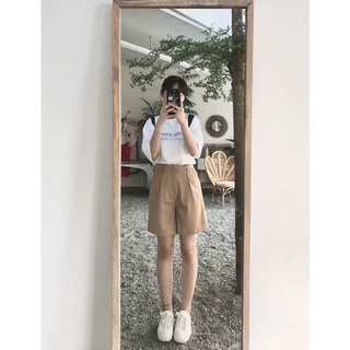 Quần short nữ kaki mềm thiết kế Ma Vie