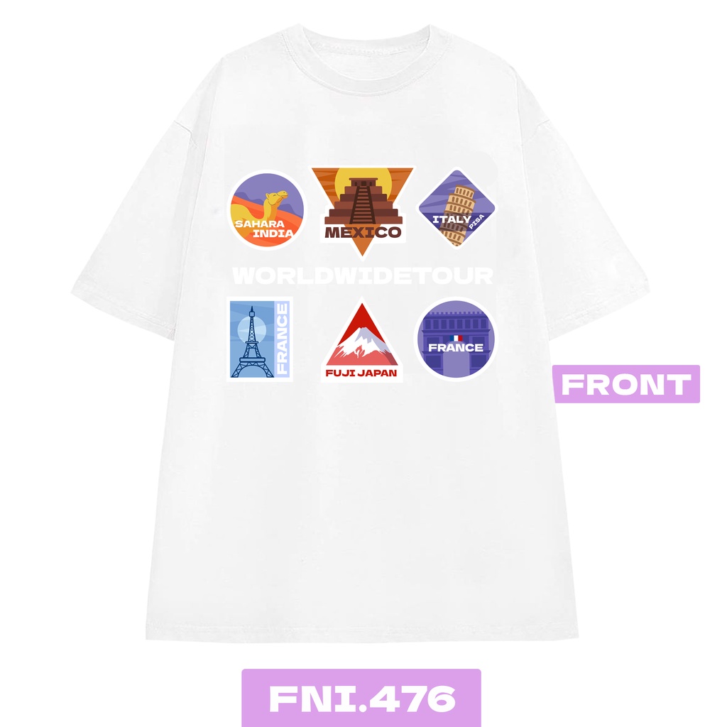 Áo thun INFINITEE Fni0476, Thun 100% Cotton - form rộng Unisex.