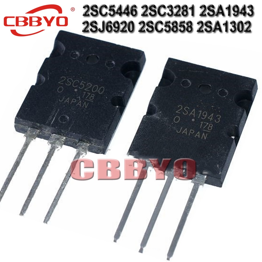 Bộ 5 Linh Kiện Điện Tử 2SC5200 TO-3P C5200 TO-3PL 5200 2SA1943 A1943 ...