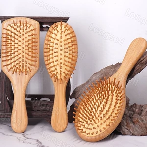 Lược Gỗ Tre Tự Nhiên Mát Xa Da Đầu Chống Tĩnh Điện