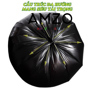AMZO_COMBO 10 CUỘN TÚI ĐỰNG RÁC SINH HỌC TỰ PHÂN HỦY THƯƠNG HIỂU AMZO (55x65CM)