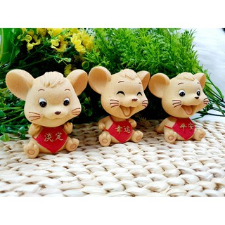 Tượng Chuột May Mắn Siêu Dễ Thương( Hình Thật - Video Thật )