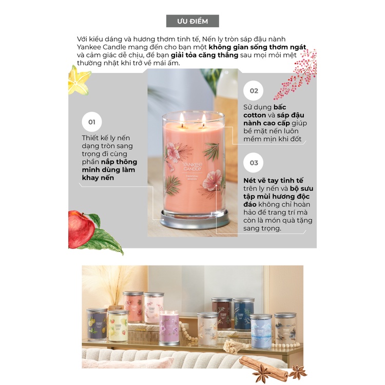 Ảnh Nến ly tròn sáp đậu nành Yankee Candle size L (567g) - BST mùi hương mới 2