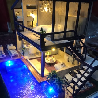 Nhận Lắp Ghép Mô Hình Nhà Gỗ. Ghép Sẵn Nhà Búp Bê Diy | Shopee Việt Nam