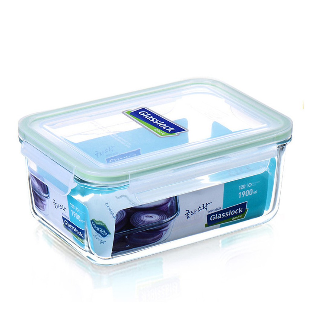 Hộp đựng cơm thủy tinh Glasslock KOREA 1900ml MCRB190 | Shopee Việt Nam