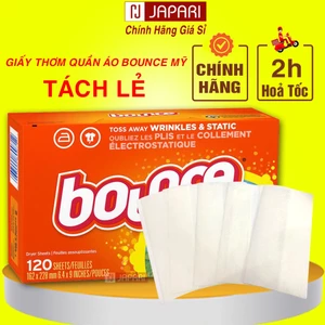 Giấy Thơm Quần Áo Bounce Mĩ CHÍNH HÃNG - Hộp Giấy Thơm Bounce Mỹ Để Tủ Phòng Quần Áo JAPARI