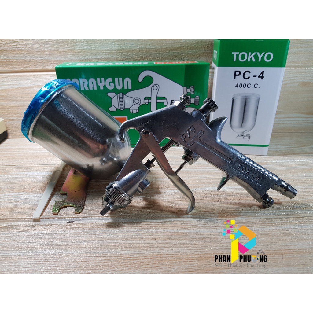 MÁY PHUN SƠN TOKYO F75 400CC / BÌNH PHUN 400CC