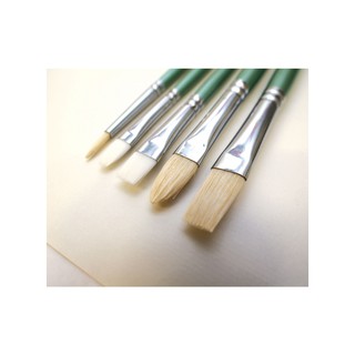 Cọ vẽ màu dầu Mont Marte mẫu 3 bộ 5 cọ - COLORMATE