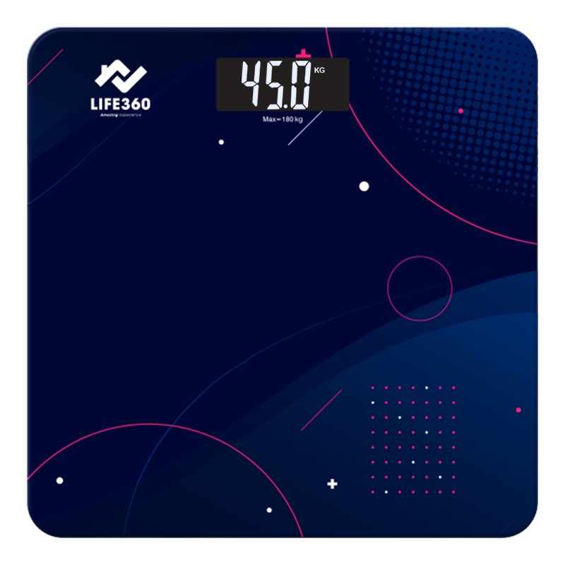 Ảnh Cân Điện Tử Sức Khỏe Life360 AL-S22F - Cân Điện Tử Thông Minh- Hàng Chính Hãng 2