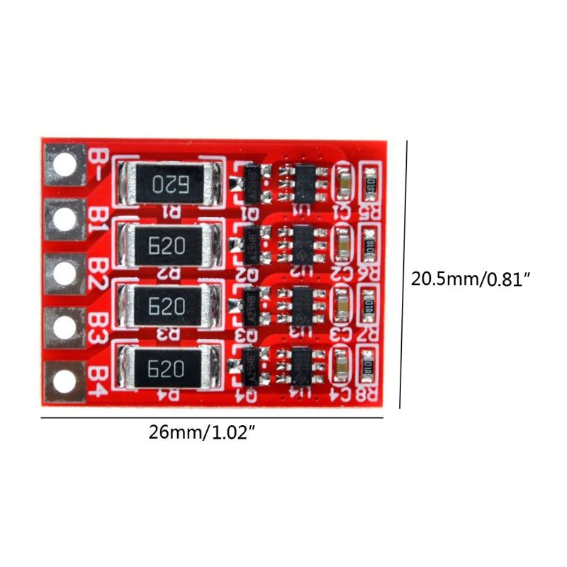 Bảng mạch cân bằng pin sạc 4s 3.2v