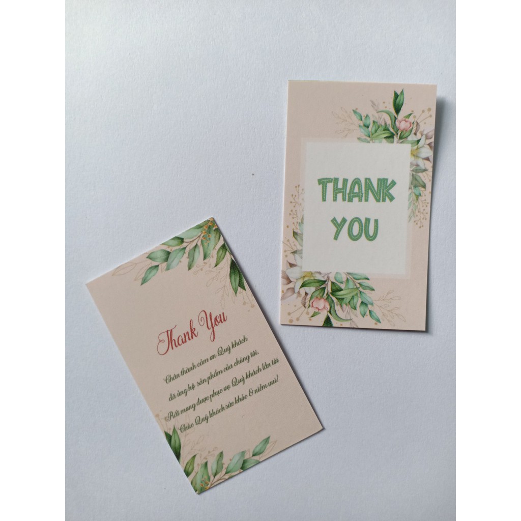 <SALE 30 CÁI> THIỆP CÁM ƠN -Thank You Card- THẺ CẢM ƠN- TAG CÁM ƠN