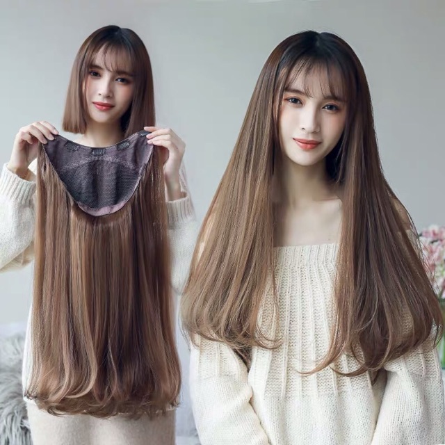 🌷 KẸP U NỬA ĐẦU🌷 TÓC GIẢ KẸP U LƯỚI HOA CAO CẤP
