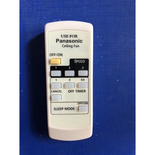 Điều khiển quạt trần 4 cánh Panasonic F56MPG/ F56MZG /F564- hàng mới đẹp loại tốt - tặng kèm pin - remote quạt 4 cánh