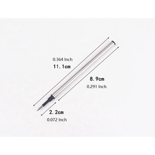 7PCS ruột bút mực ngòi 0.5mm bằng thép không gỉ chất lượng cao