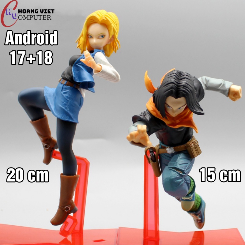 Mô hình Android 17 và Android 18 - Người máy Píc Póc trong Dragon Ball ...