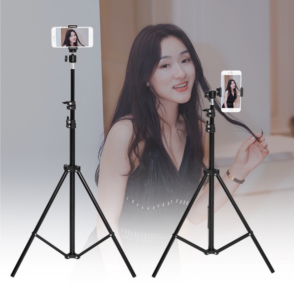 Product image Gậy chụp ảnh 3 chân, giá đỡ điện thoại Tripod dùng để chụp ảnh, Livestream, quay TikTok chiều cao đến 2.1m – KYWI SHOP 2
