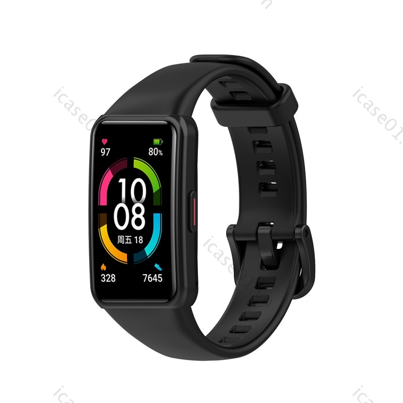 Dây đeo silicon 2021 thay thế cho đồng hồ thông minh Huawei Band 6 / Honor Band