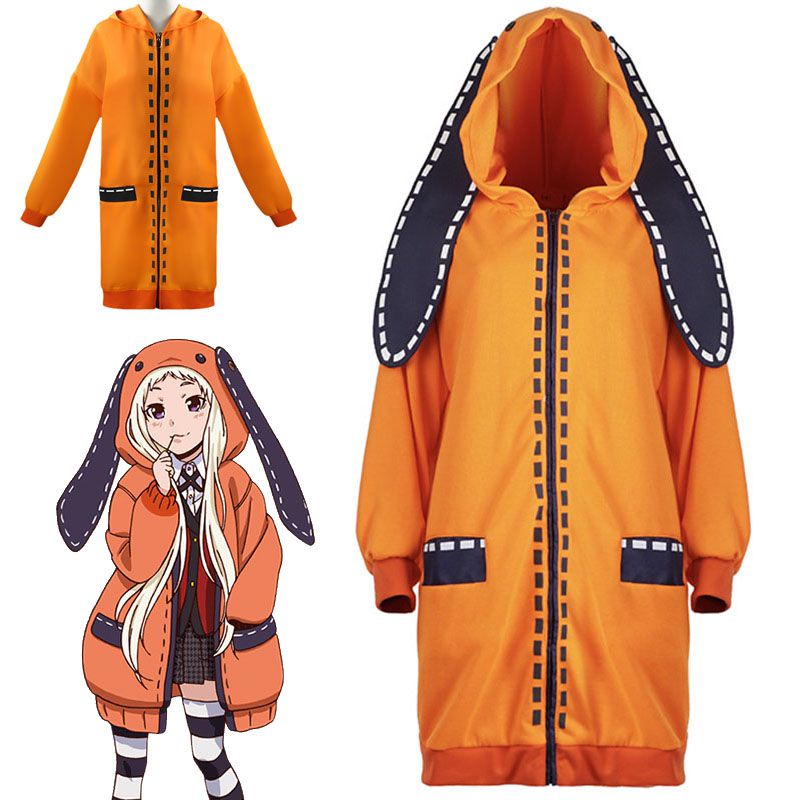 Gambler Kakegurui Bắt Buộc Runa Yomozuki Cosplay Phong Cách Đa Năng Áo Khoác