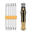 EDB * Bộ mũi tuốc nơ vít nhỏ gọn từ tính đôi cho đầu tuốc nơ vít Chrome Vanadi Steel Công cụ sửa chữa thủ công
