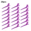 Mya 20 Chiếc Salon Chia Vịt Hóa Đơn Kẹp Nhiều Màu Kim Loại Làm Tóc Phần Chống Trơn Trượt Cá Sấu Tóc Chân Có Hộp