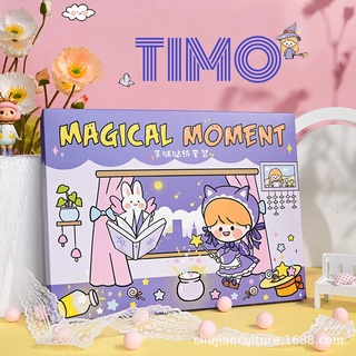 Sticker dán sổ cute dễ thương trang trí laptop đồ dùng học tập hộp 240 tấm ST3