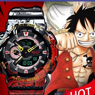 Đồng Hồ Điện Tử Thể Thao In Hình One Piece Cho Nam Nữ