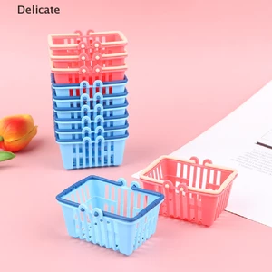|Tinh tế| Giỏ Mua Sắm Đồ Chơi Trẻ Em Siêu Thị Mua Sắm Tay Giỏ Mô Hình Búp Bê Nhà