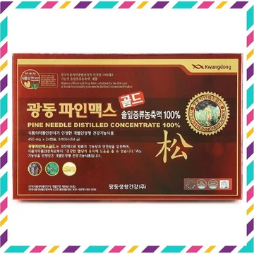 [ Chính Hãng ] Tinh Dầu Thông Đỏ Kwangdong Hàn Quốc, Hộp 120 Viên, Giúp Sạch Mỡ Máu, Thải Độc Gan, Ngăn Ngừa Ung Thư