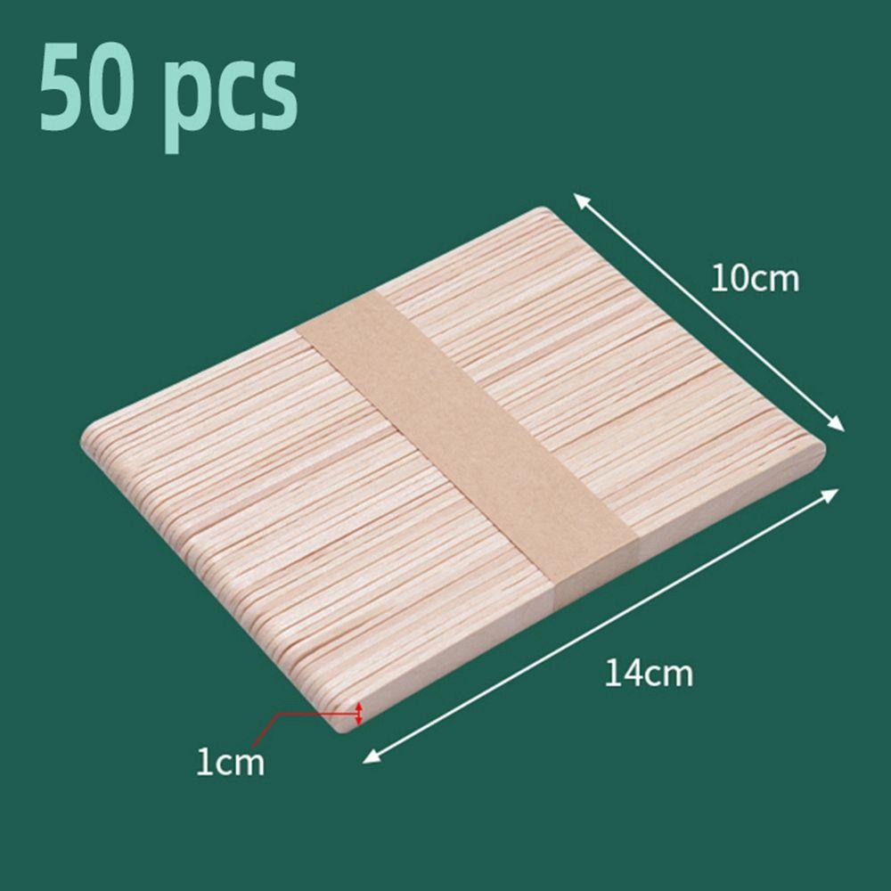 LIUJIR Khuôn Làm Kem Dụng Cụ Nhà Bếp Món Tráng Miệng Dụng Cụ Tự Chế Với 50 Que Gỗ | BigBuy360 - bigbuy360.vn