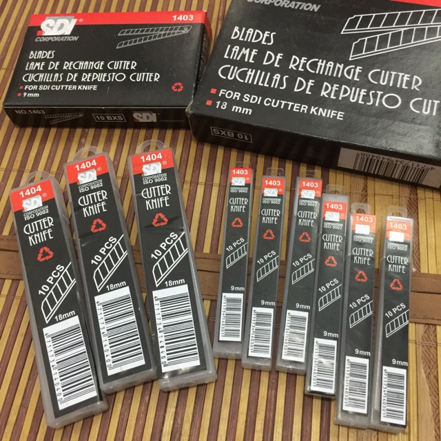 Combo 100 lưỡi dao rọc giấy to và bé, rao cắt giấy | Shopee Việt Nam