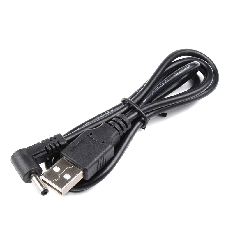 5V for  Power Cable USB to for  3.5x1.35mm Plug Charging Cord with Elbow