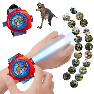 Đồng Hồ Chiếu Hình Khủng Long Đồ Chơi Cho Bé