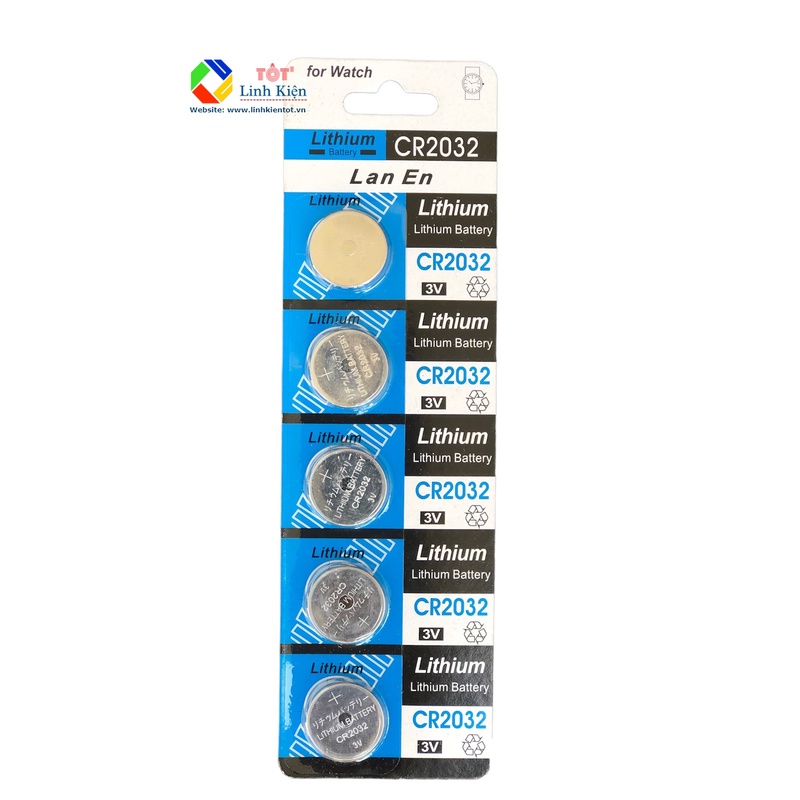 Vỉ 5 Viên Pin Cúc áo Cr2032 Lithium Battery 3v Shopee Việt Nam 