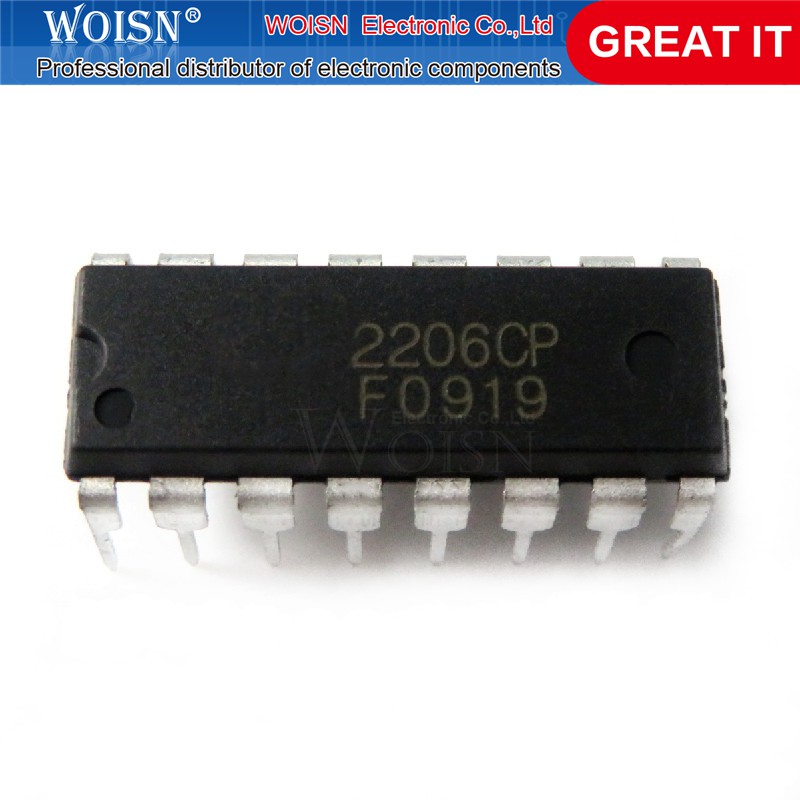 Circuits Intégrés XR2206CP - Lot De 5 Pièces - Boîtier DIP16 - Pour Générateur De Fonctions, Projets électroniques