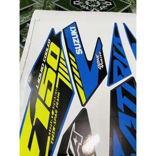 Tem Rời Dán Xe Raider FI Mẫu Zin 2021 Xanh Cực Đẹp, Hàng 3 Lớp Chất Lượng Cao ,Team Decal